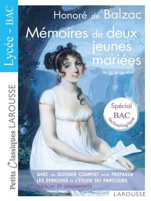 cover image of Mémoires de deux jeunes  mariées--BAC